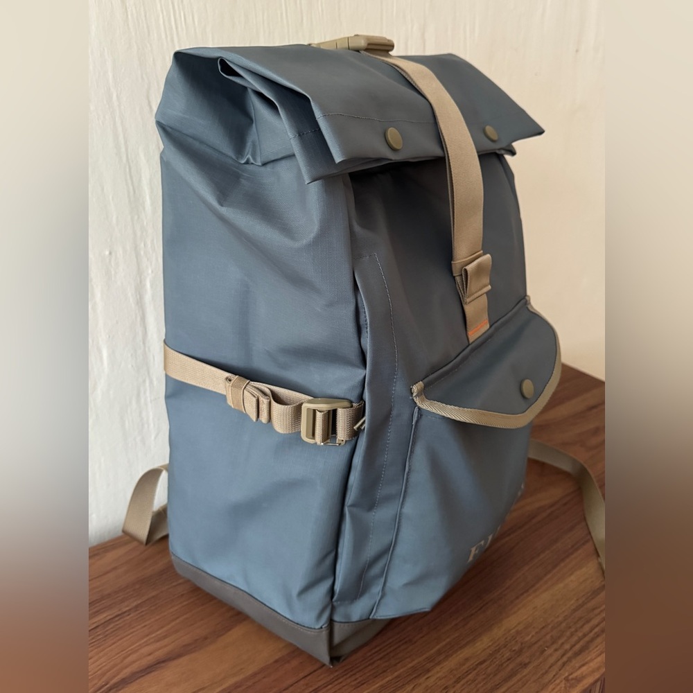 Filson Scout Slate Blue Roll-Top Backpack - Picture 2 of 5